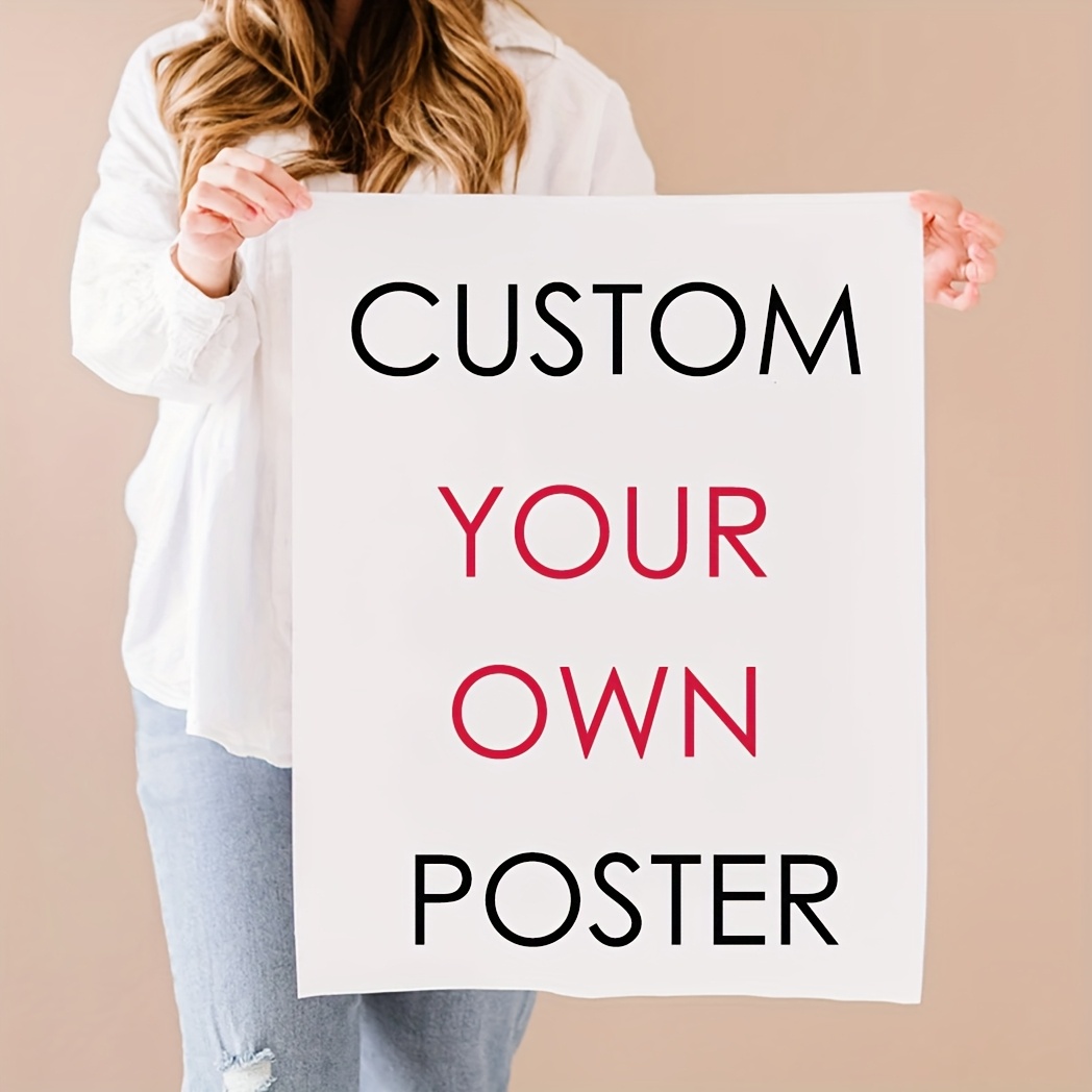 Custom Map Poster - Custom Print Canvas Painting From Your