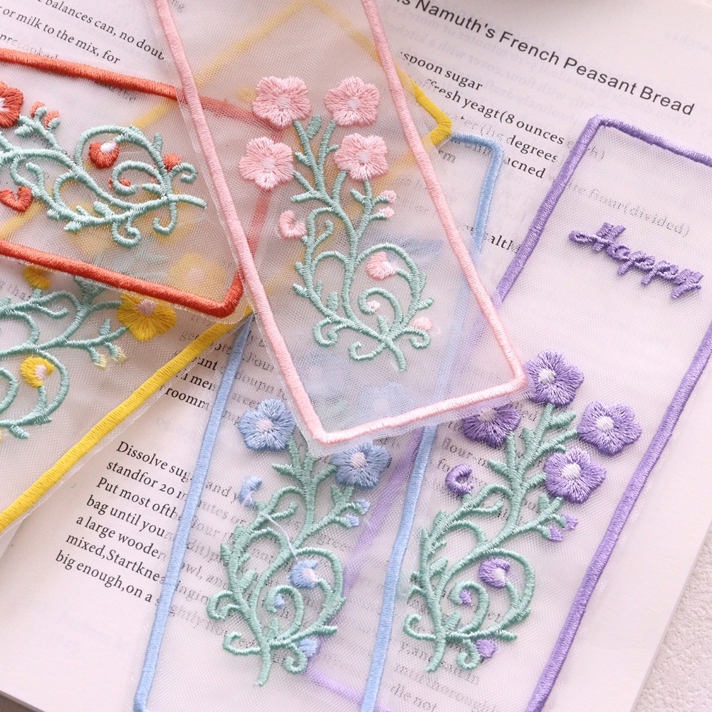 Creative Transparent Organza B - đánh giá và giá Dried Flower Bookmark