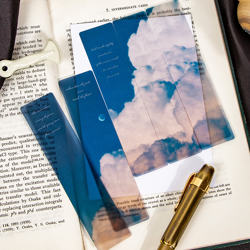 5PCS Space Roaming Matte PET B - đánh giá và giá Dried Flower Bookmark