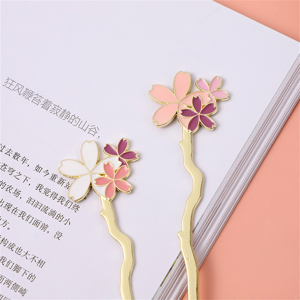 Metal Sakura Bookmark Creative - đánh giá và giá Dried Flower Bookmark