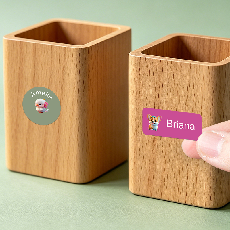 Personalized Name Labels-Stora - đánh giá và giá Personalized Name Box