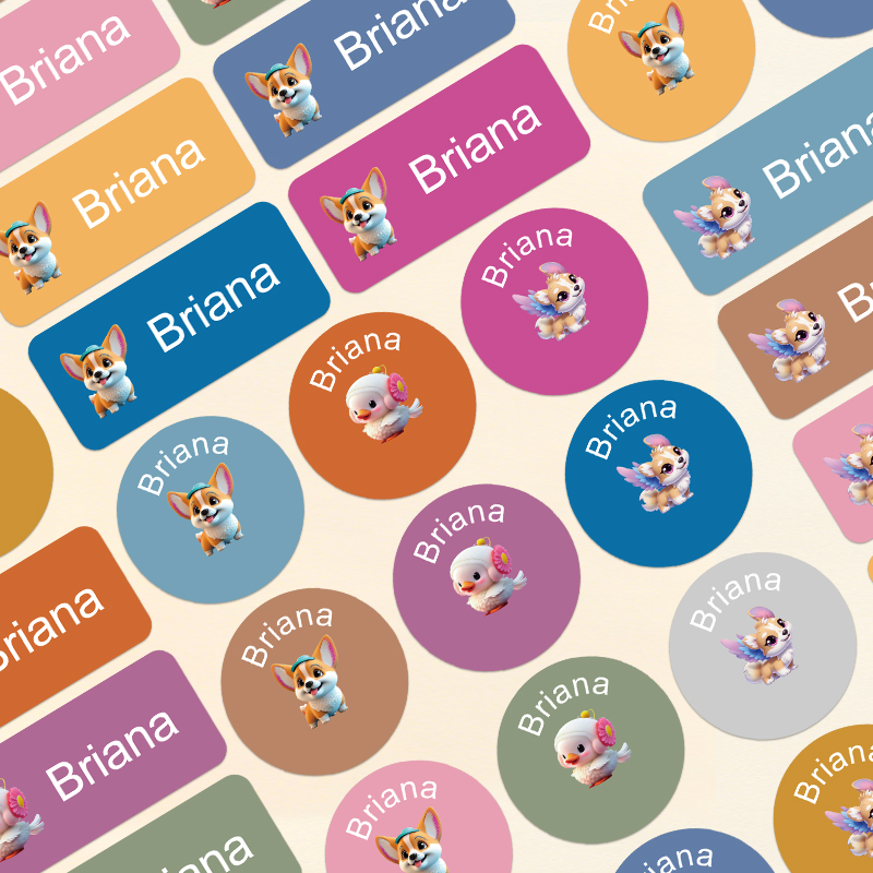 Personalized Name Labels-Stora - đánh giá và giá Personalized Name Box