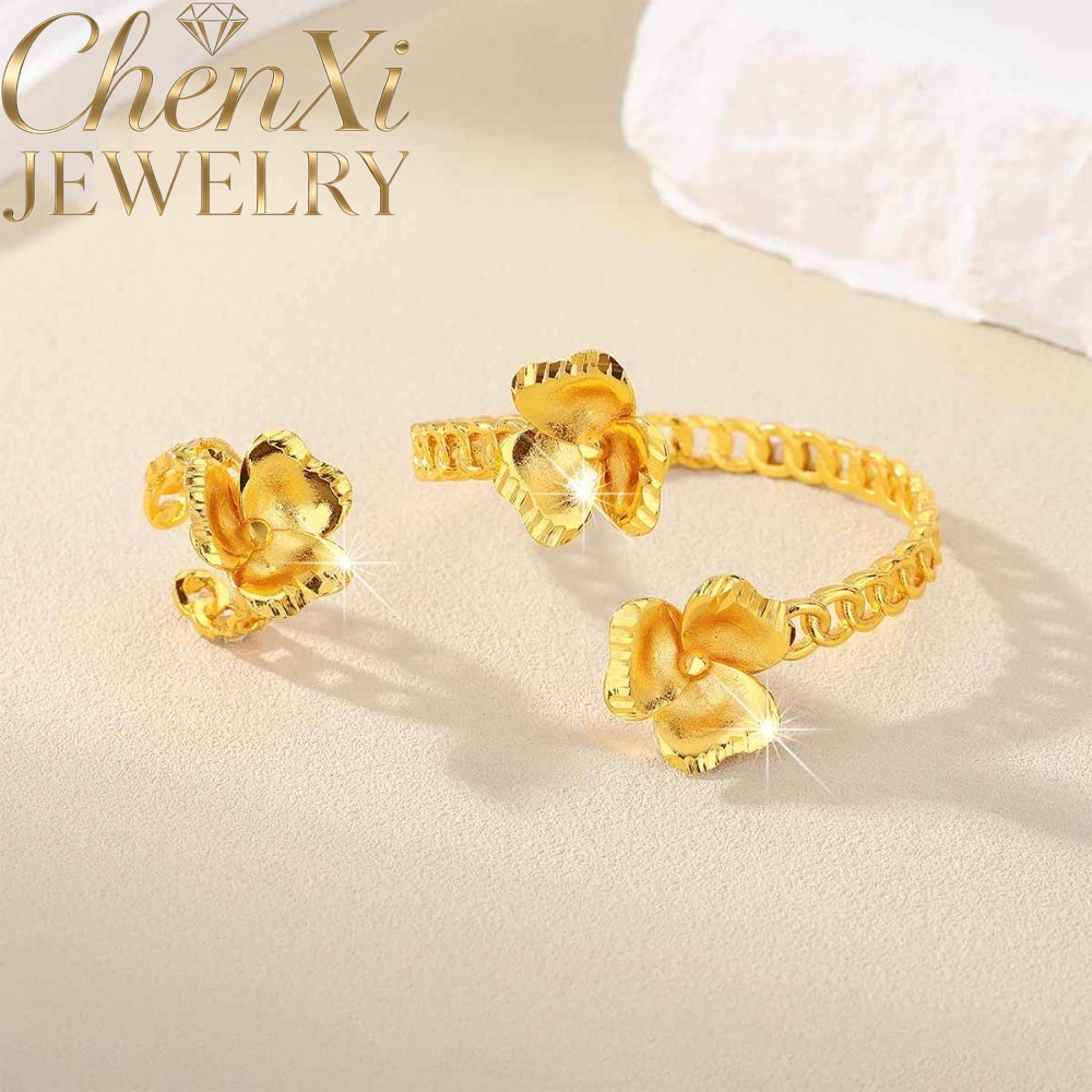 Sand Gold Floral Open-End Bang - đánh giá và giá Coordinates Bracelet